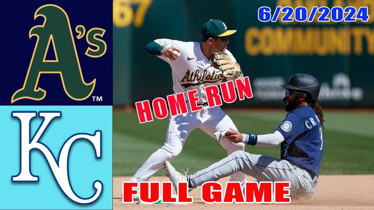 Kansas City Royals vs Oakland Athletics Jun 20, 2024 FULL GAME Highlights | MLB Highlights Today