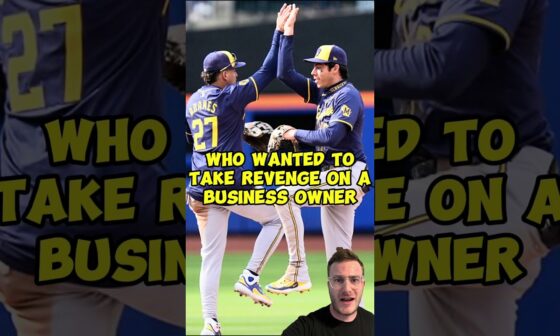 Milwaukee Brewers employee hired as assassin 😲 #mlb #baseball #news #clips #highlights