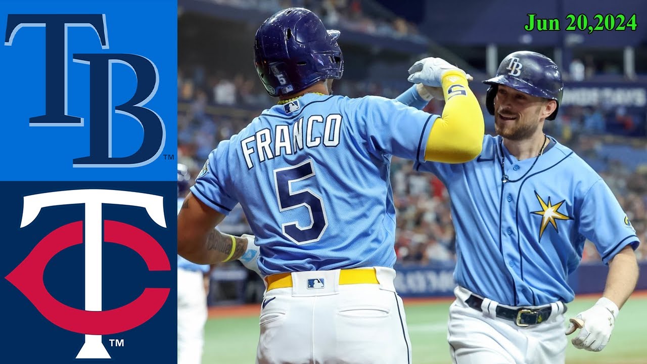 Tampa Bay Rays vs Minnesota Twins Jun20, 2024 GAME HIGHLIGHTS | MLB Highlights | MLB Season 2024