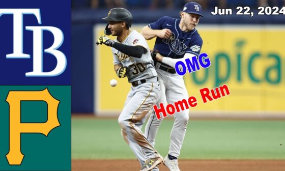 Tampa Bay Rays vs Pittsburgh Pirates Jun 22, 2024 Game Highlights | MLB Highlights | MLB Season 2024