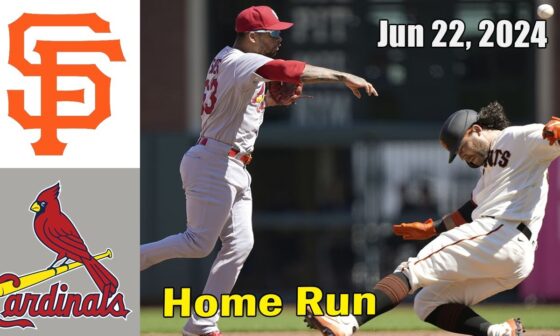 San Francisco Giants vs St.Louis Cardinals Jun 22, 2024 Game Highlights | MLB Highlights Today