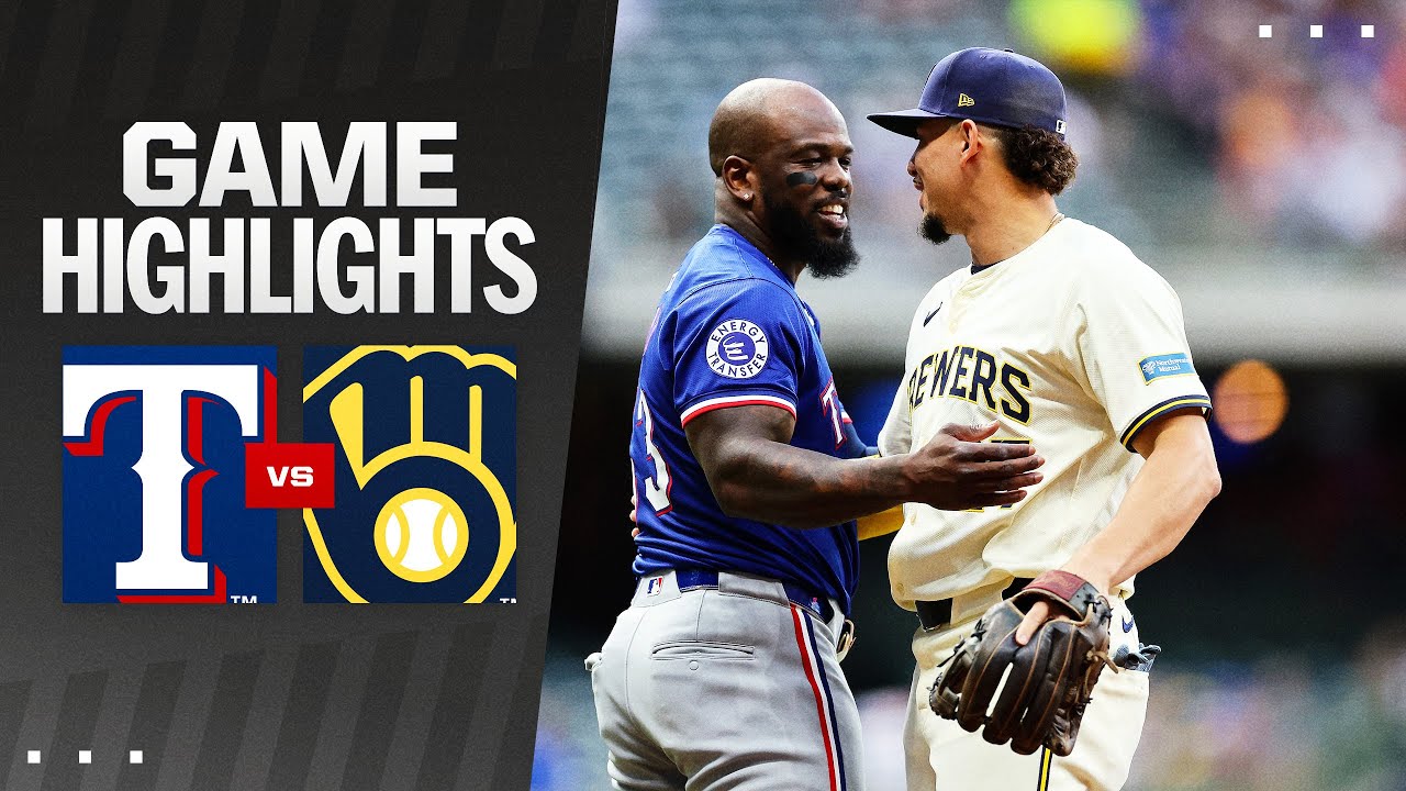 Rangers vs. Brewers Game Highlights (6/24/24) | MLB Highlights