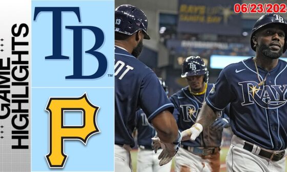 Tampa Bay Rays vs Pittsburgh Pirates Jun 23, 2024 FULL Highlights | MLB Highlights | MLB Season 2024