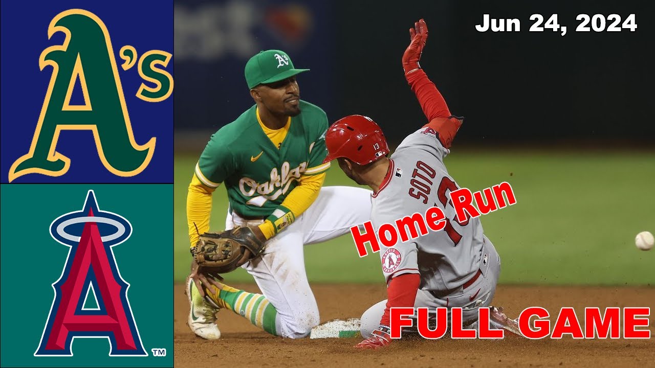 Oakland Athletics vs Los Angeles Angels Jun 24, 2024 FULL Highlights | MLB Highlights | MLB Season