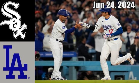 Los Angeles Dodgers vs Chicago White Sox Jun 24, 2024 Game Highlights | MLB Highlights | Season 2024