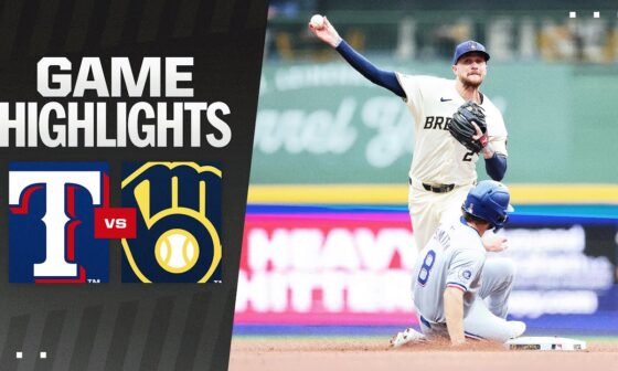 Rangers vs. Brewers Game Highlights (6/25/24) | MLB Highlights