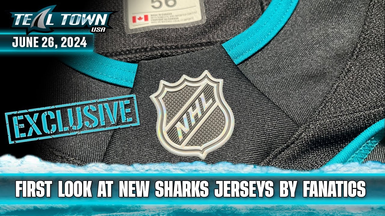 EXCLUSIVE! First Look At New San Jose Sharks Jerseys by Fanatics