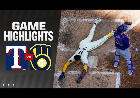 Rangers vs. Brewers Game Highlights (6/26/24) | MLB Highlights