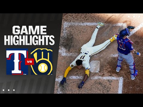 Rangers vs. Brewers Game Highlights (6/26/24) | MLB Highlights