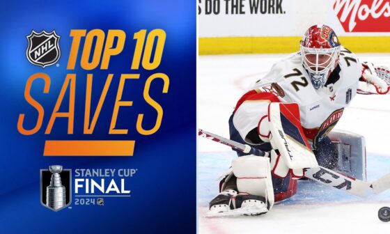 Top 10 Saves from the 2024 Stanley Cup Final