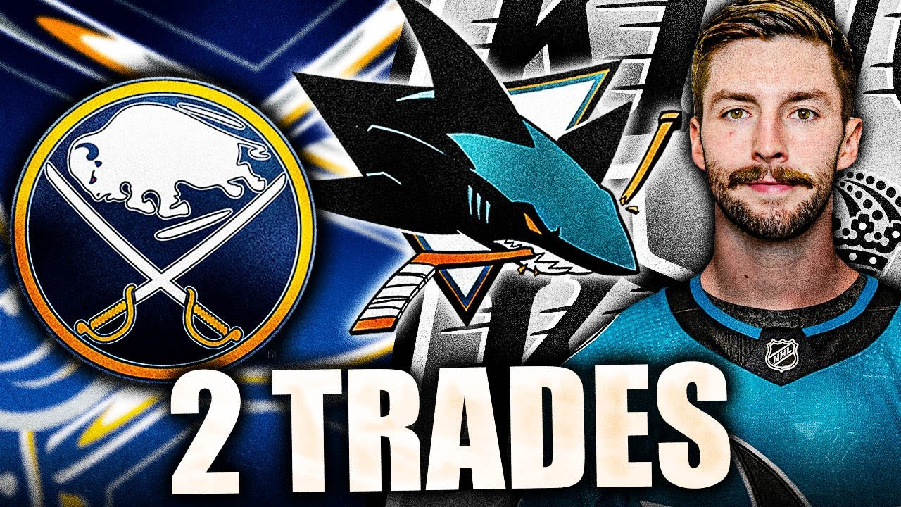 SAN JOSE SHARKS MAKE TWO AGGRESSIVE TRADES W/ LA KINGS AND BUFFALO SABRES (Burroughs, Grundstrom)