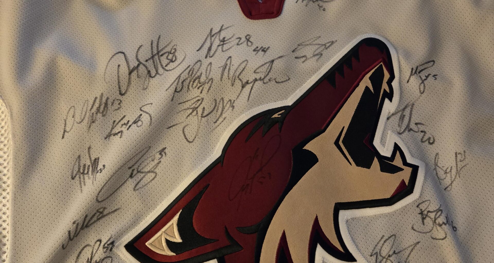 My Coyotes Jersey.