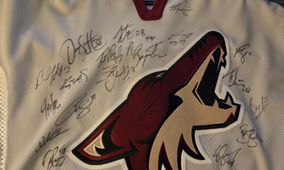 My Coyotes Jersey.