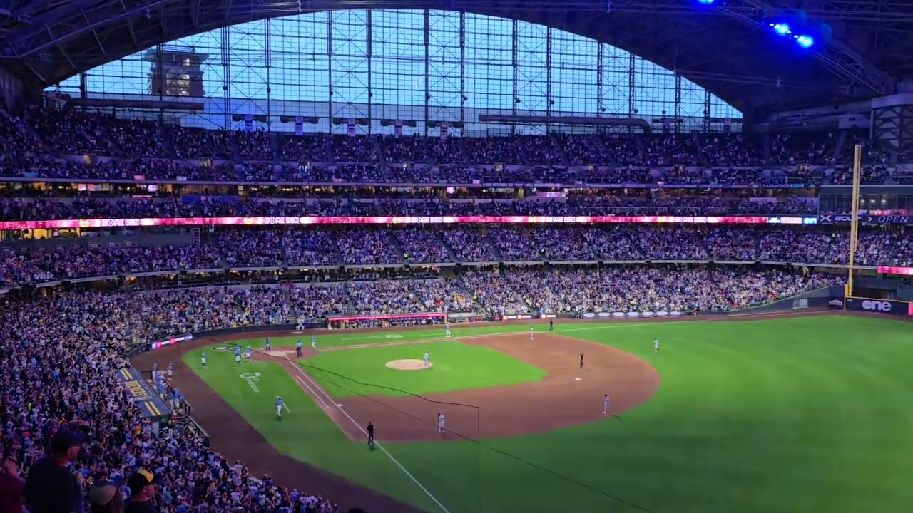 2024 MILWAUKEE BREWERS VS CHICAGO CUBS GRAND SLAM HOME RUN