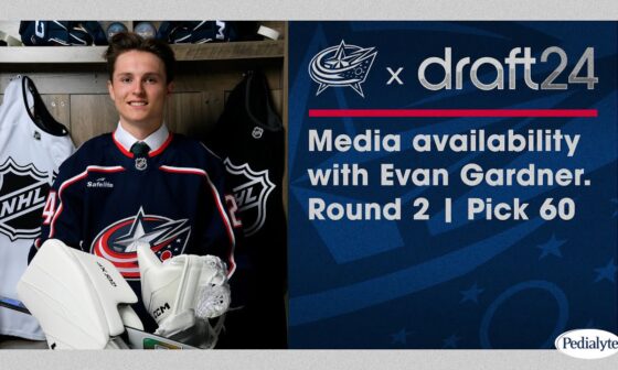 Meet the newest goalie to join the #CBJ! | Post-draft media availability (06/29/24)