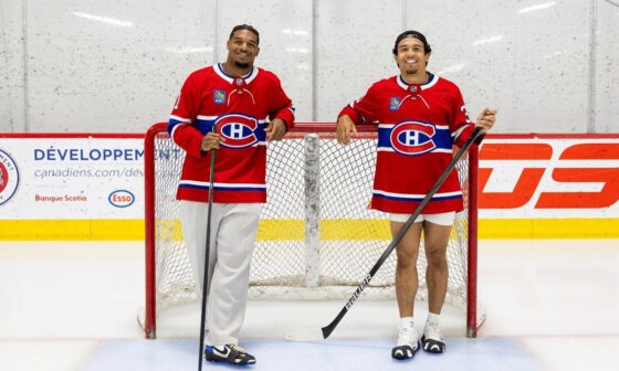 Cincinnati Bengals Ja’Marr Chase and Chase Brown visit the Canadiens | Montréal Canadiens