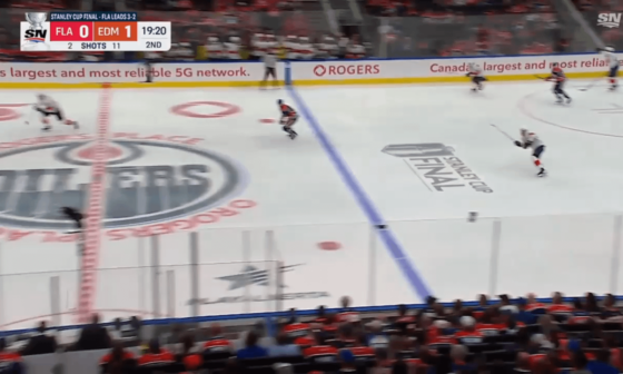 [FLA 0-(2) EDM] Janmark finds Henrique on the 2-on-1 to double the lead early in the second