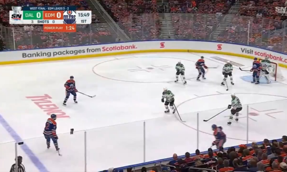 McDavid does it all himself on the power play to open the scoring in game 6.