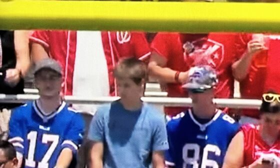 Spotted Bills fans representing at a UFL game again (Arlington @ DC)