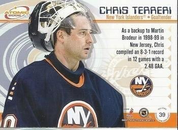 2001 Islanders netminder Chris Terreri is now the director of goaltending.