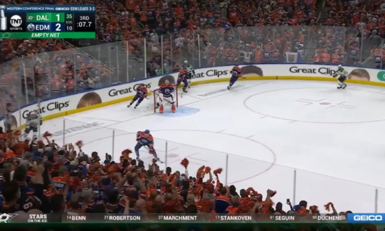 Last 7.7 seconds of Game 6 of the 2024 Stanley Cup WCF (Oilers Radio feed)