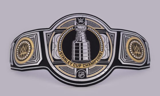 NHL and WWE announce the winners of the Stanley Cup will also receive this championship belt, will be released for public after Finals conclude.