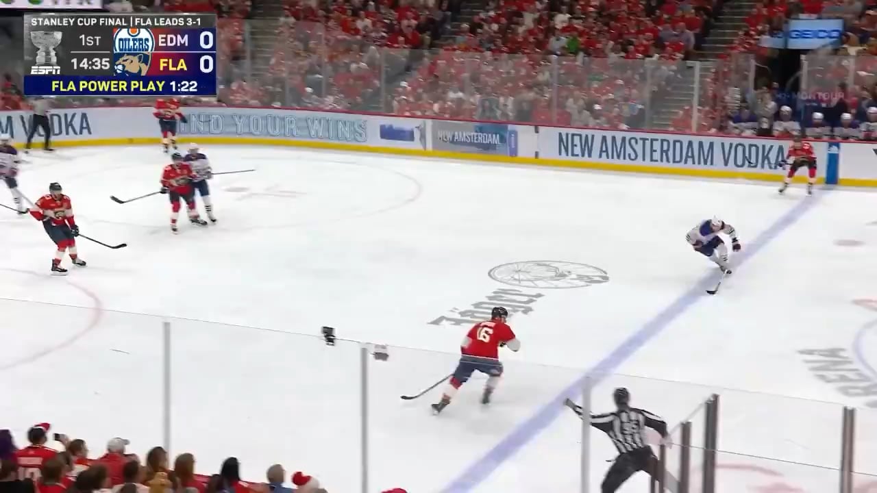 For the 2nd game in a row, the Oilers open the scoring with a short handed goal.