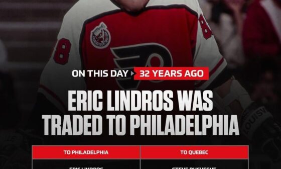 June 30, 1992- Lindros trade