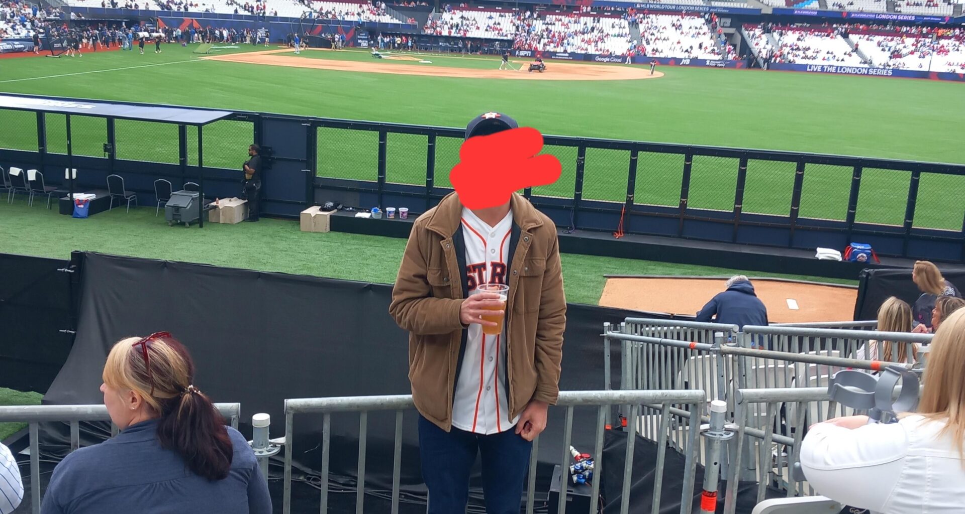 Repping the Astros at the London Series!