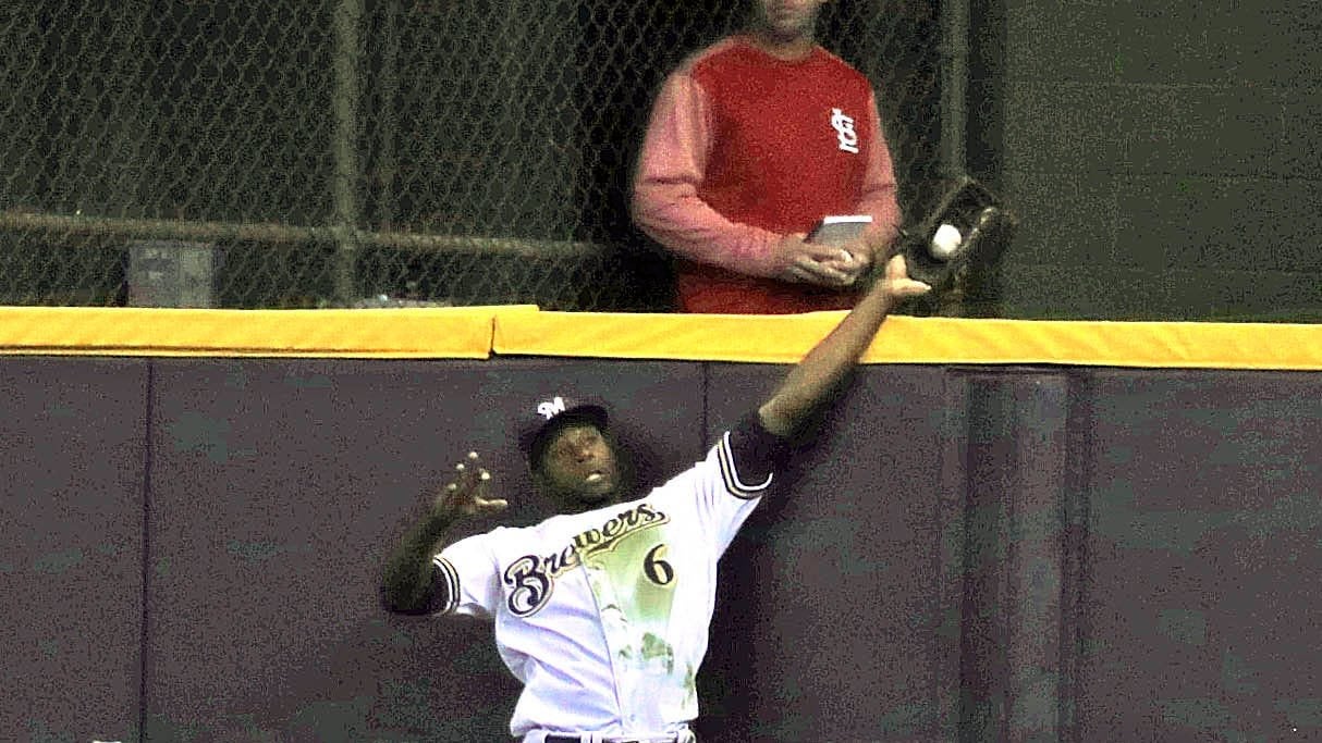 I finally found Brady Clark's incredible catch at Coors Field from 2003