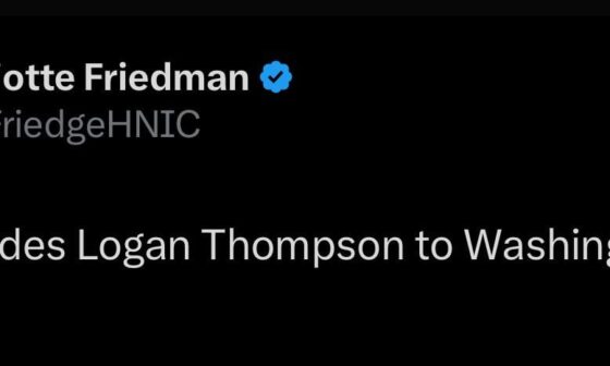 BREAKING: Vegas traded Logan Thompson to Washington