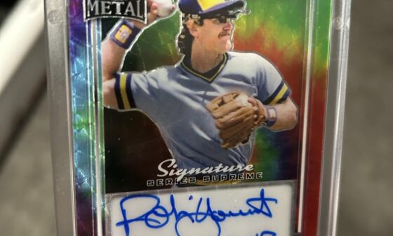 1/1 Robin Yount Baseball Card