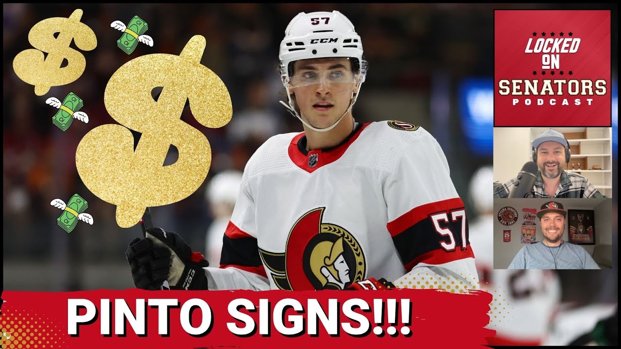 Ottawa Senators RFA Shane Pinto Signs Contract Extension! + Mathieu Joseph Traded To St. Louis