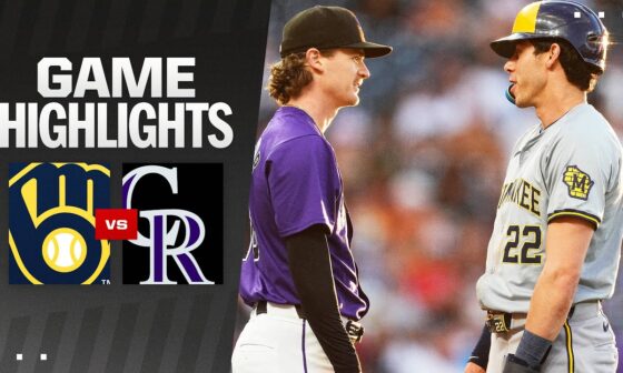 Rockies vs. Brewers Game Highlights (7/2/24) | MLB Highlights