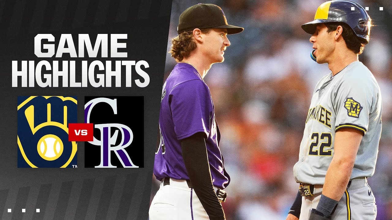 Rockies vs. Brewers Game Highlights (7/2/24) | MLB Highlights