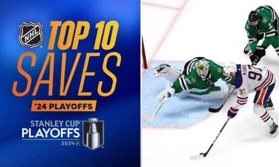 Top 10 Saves from the 2024 Stanley Cup Playoffs