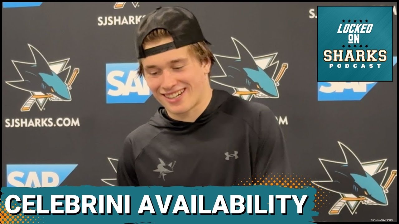 Macklin Celebrini Meets With The Media After The San Jose Sharks Prospect Scrimmage