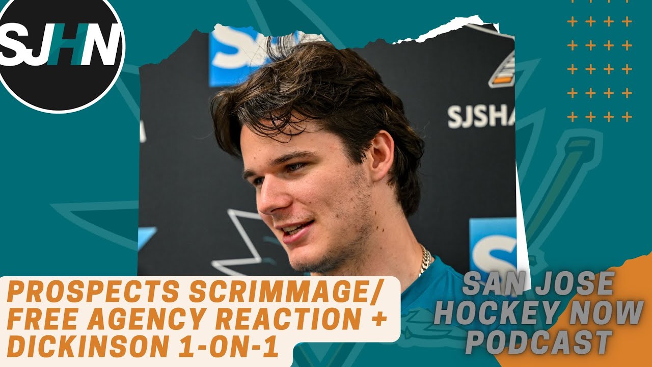 Dickinson on Why He's 2024 Draft's Best D-Man + Our Sharks' Free Agency/Prospects Scrimmage Reaction