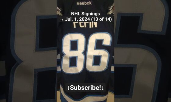 NHL Signings from July 1, 2024 (13 of 14)