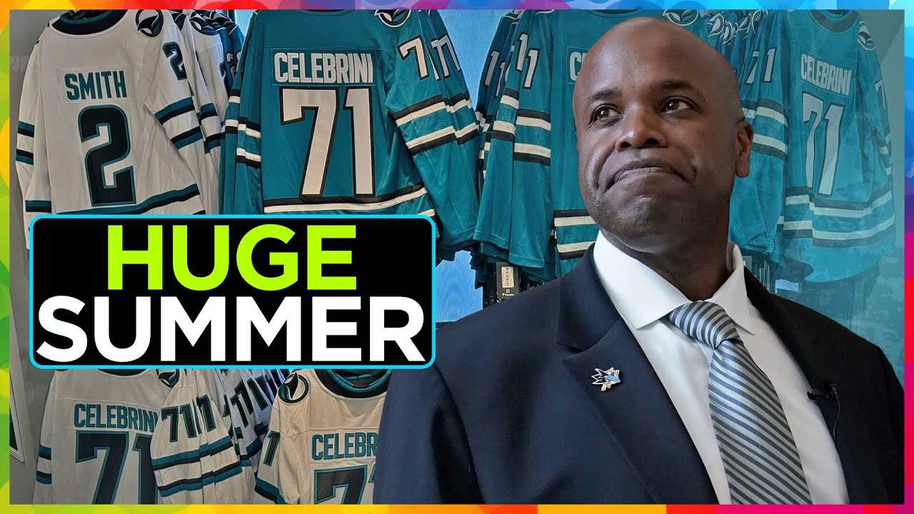 Sharks GM Mike Grier explains Macklin Celebrini SIGNING