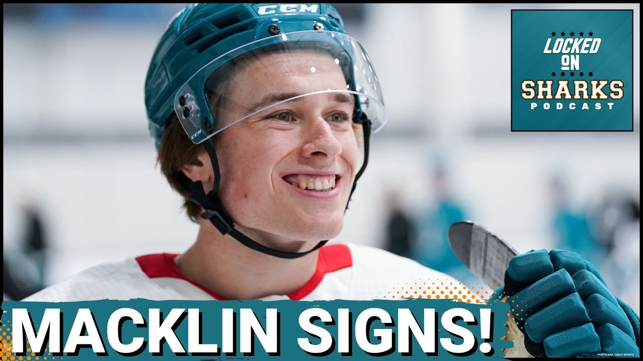 Macklin Celebrini Signs His ELC With The San Jose Sharks And Grundström And Dellandrea Get Signed