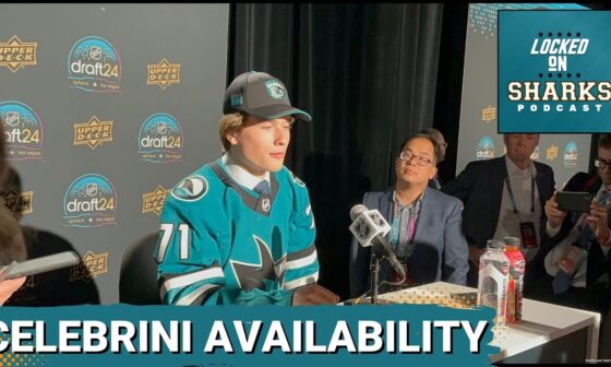 Macklin Celebrini's First Media Availability As A San Jose Shark