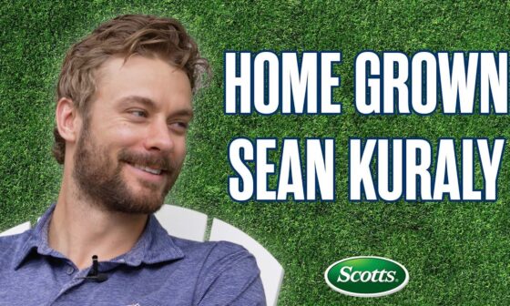 SEAN KURALY Pretended He Was RICK NASH Growing Up Playing Street Hockey 🏒 | Scotts Lawn Care