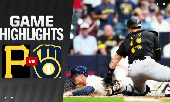 Pirates vs. Brewers Game Highlights (7/10/24) | MLB Highlights