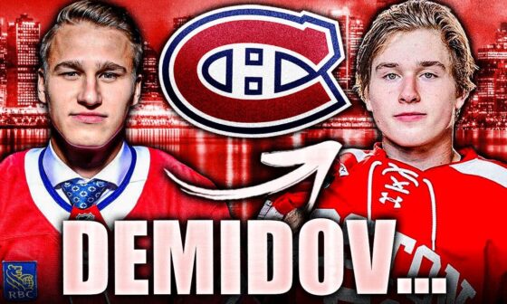 IVAN DEMIDOV: BETTER THAN MACKLIN CELEBRINI? Montreal Canadiens Top Prospect Talk