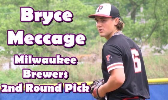 Bryce Meccage | Pennington HS (NJ) | Milwaukee Brewers 2nd Round Pick 2024 MLB Draft