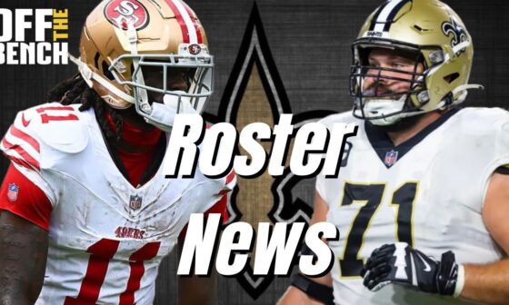 Saints OL Ryan Ramczyk OUT FOR THE SEASON! | New Orleans Targeting WR Brandon Aiyuk?