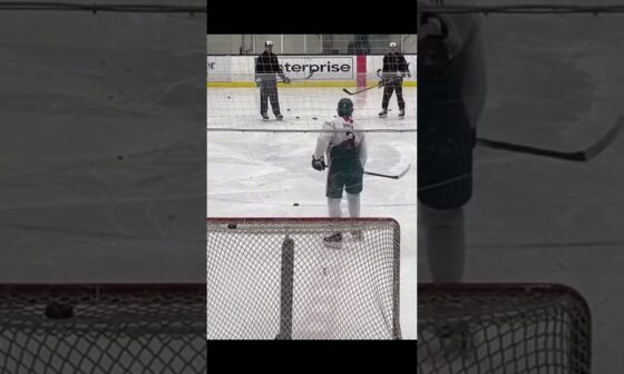 Will Smith working on his tips @ the San Jose Sharks Development Camp.