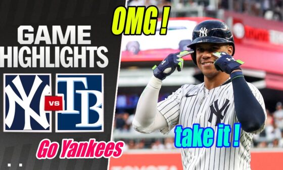 New York Yankees vs Tampa Bay Rays Game Highlights July 21, 2024 | Go Yankees !