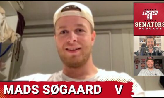 Mads Søgaard Interview: The Journey To Becoming A Full-Time NHL Goalie With The Ottawa Senators